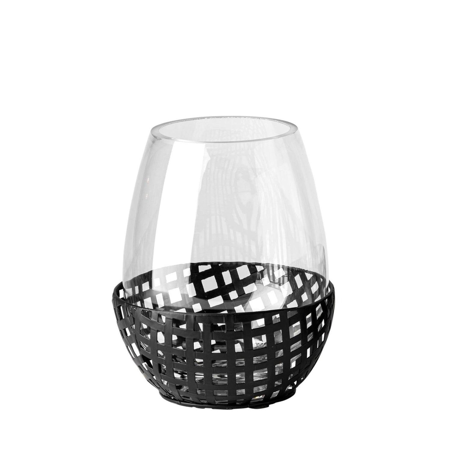 Mercana Reena Woven Metal Base Table Candle Holder