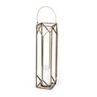 Mercana Ivy Gold Metal Geometric Cage Candle Holder Lantern Clearance