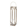 Mercana Ivy Gold Metal Geometric Cage Candle Holder Lantern Clearance