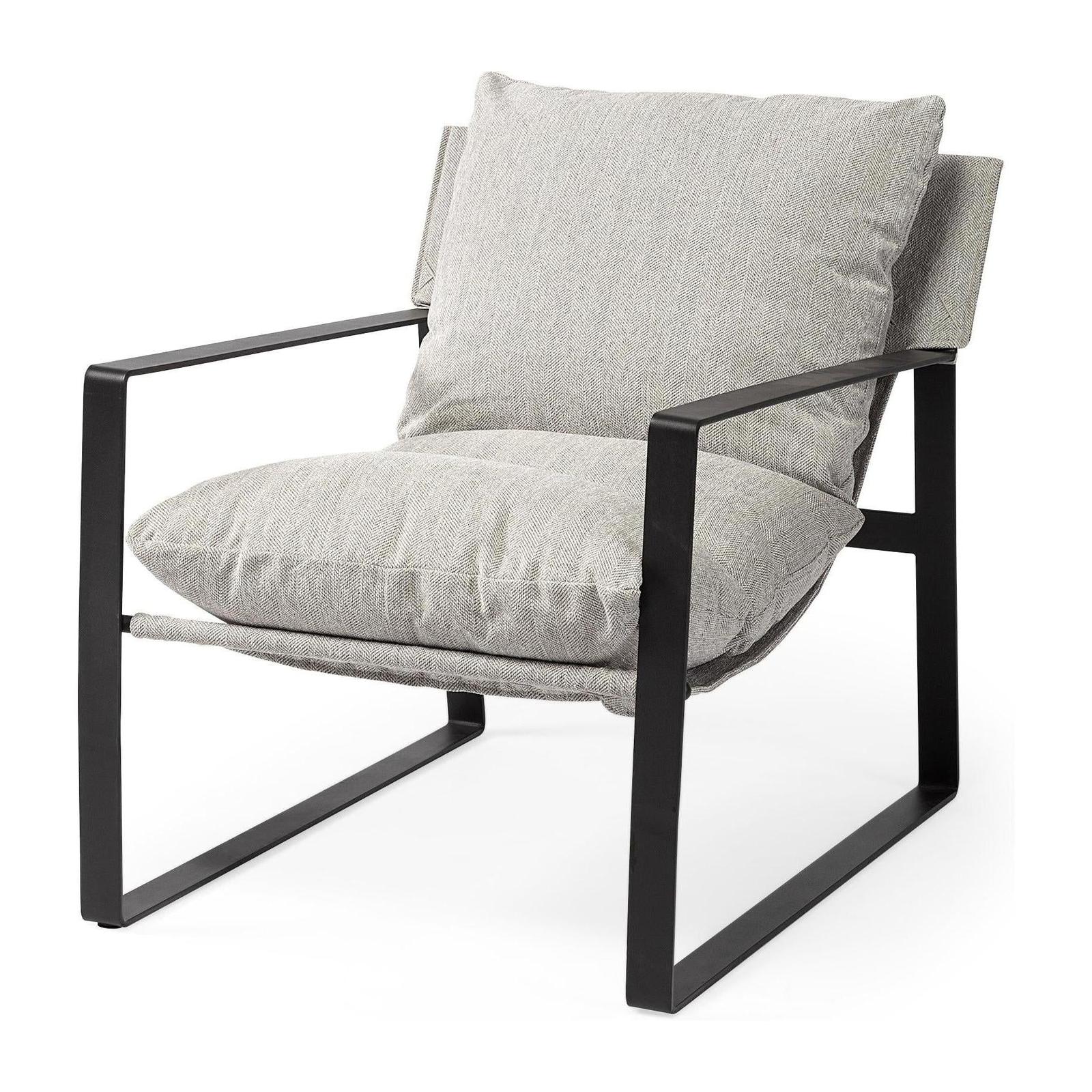Mercana Guilia Metal Frame Sling Accent Chair Clearance