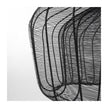 Mercana Camila Black Metal Mesh-Style Four Bulb Chandelier
