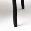Mercana Etienne Round Top Black Wood and Marble Top Nesting Table - Set of 2 Clearance