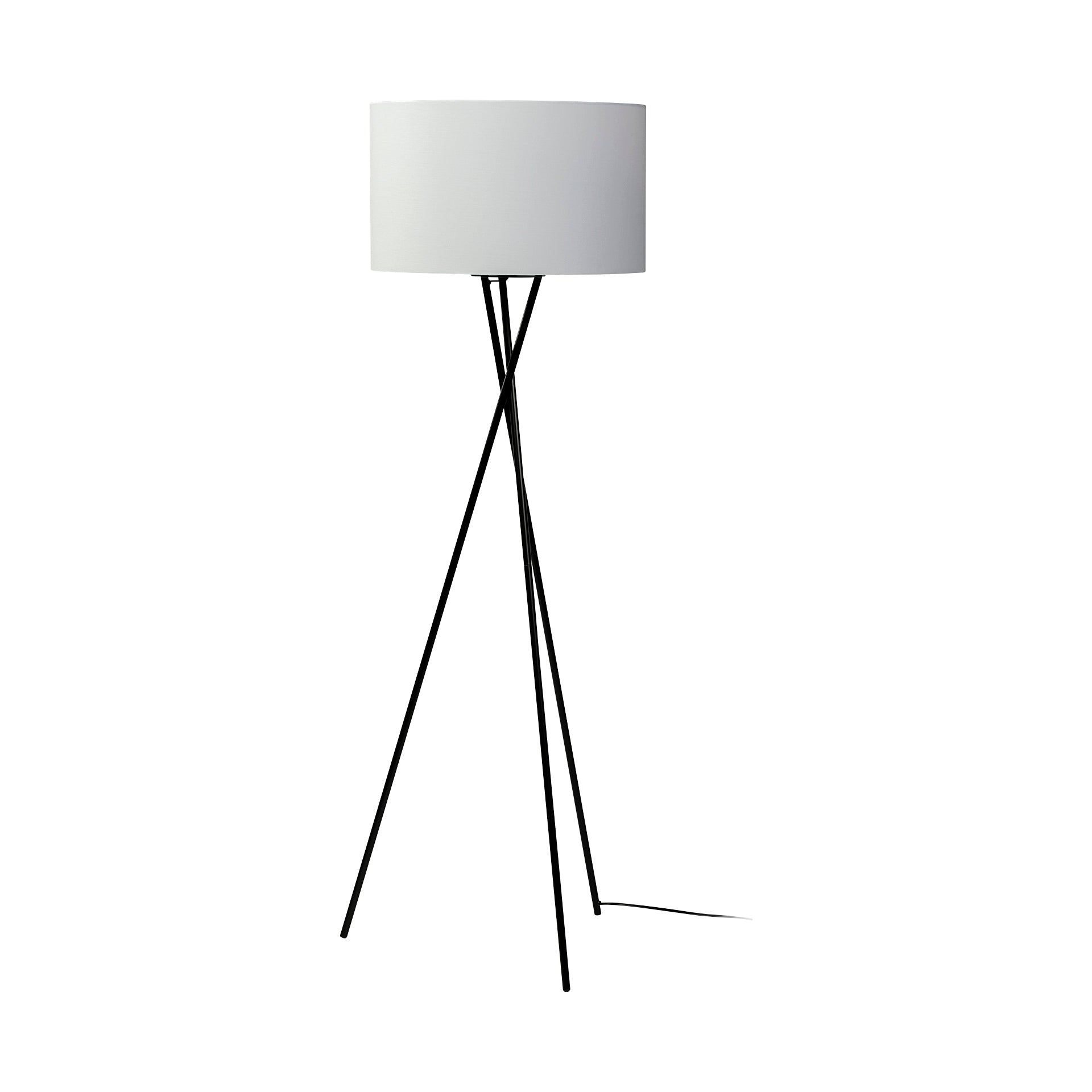 Mercana Ambrose Fabric Shade Floor Lamp