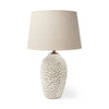 Mercana Mariam Cream Coral-Inspired Base Table Lamp