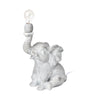 Mercana Tantor Gray Resin Elephant Calf Table Lamp