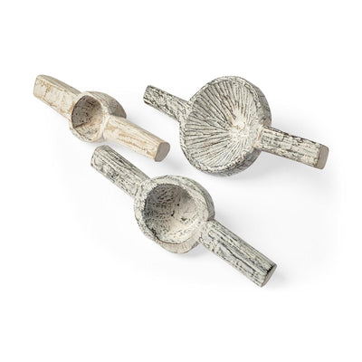 Mercana Oro White Tribal Inspired Measuring Cups-Set of 3