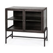 Mercana Arelius Glass Doors Accent Cabinet