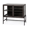 Mercana Arelius Glass Doors Accent Cabinet
