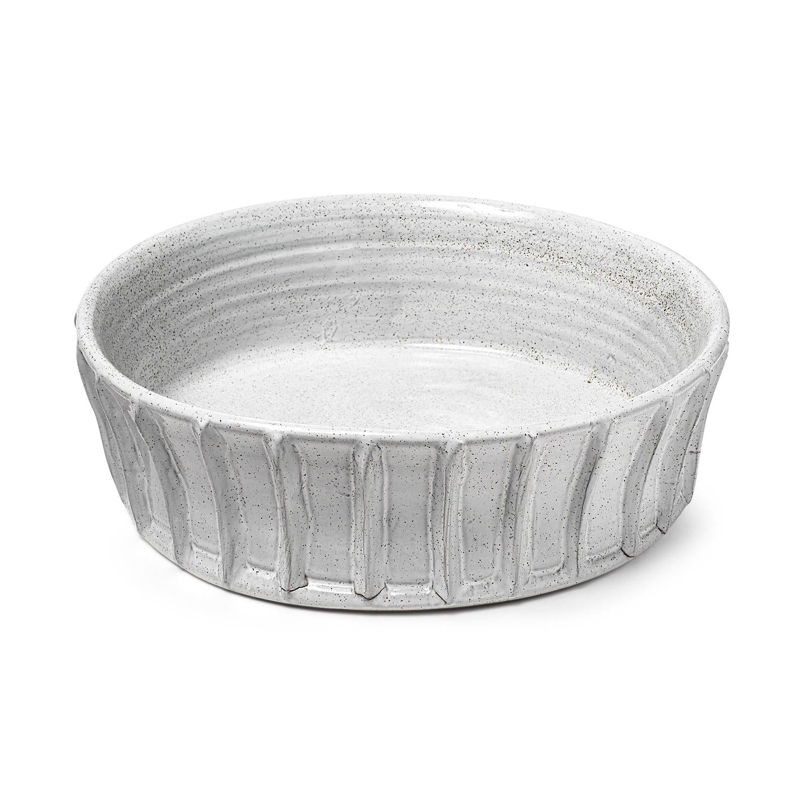 Mercana Silone White Ceramic Bowl Clearance