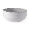 Mercana Larsen White Ceramic Large Decorative Bowl