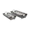 Mercana Kenneth Gray Metal Baskets- Set of 2 Clearance