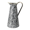 Mercana Colette Black/White Patterned Vase