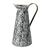 Mercana Colette Black/White Patterned Vase