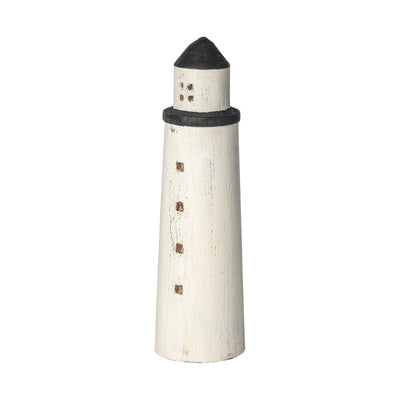 Mercana Abner White Wooden Coastal Lighthouse