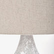 Mercana Harlan Beige-Toned Fabric Shade Gray Concrete Base Table Lamp