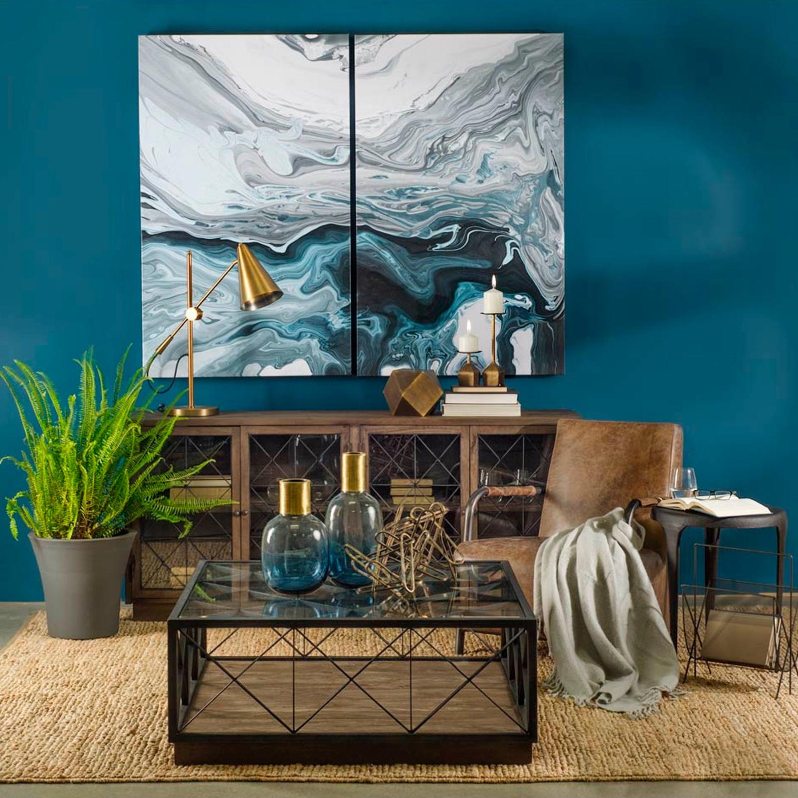 Mercana Fragon Metal Adjustable Cone Shade Table Lamp