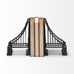 Mercana Suspension Brown Wrought Iron Suspension Bridge Bookends- Set of 2
