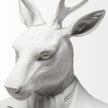Mercana Mozart White Resin Deer In A Suit
