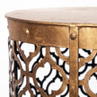 Mercana Rudebekia 16L x 16W Gold Round Metal Accent Tables- Set of 2 Clearance