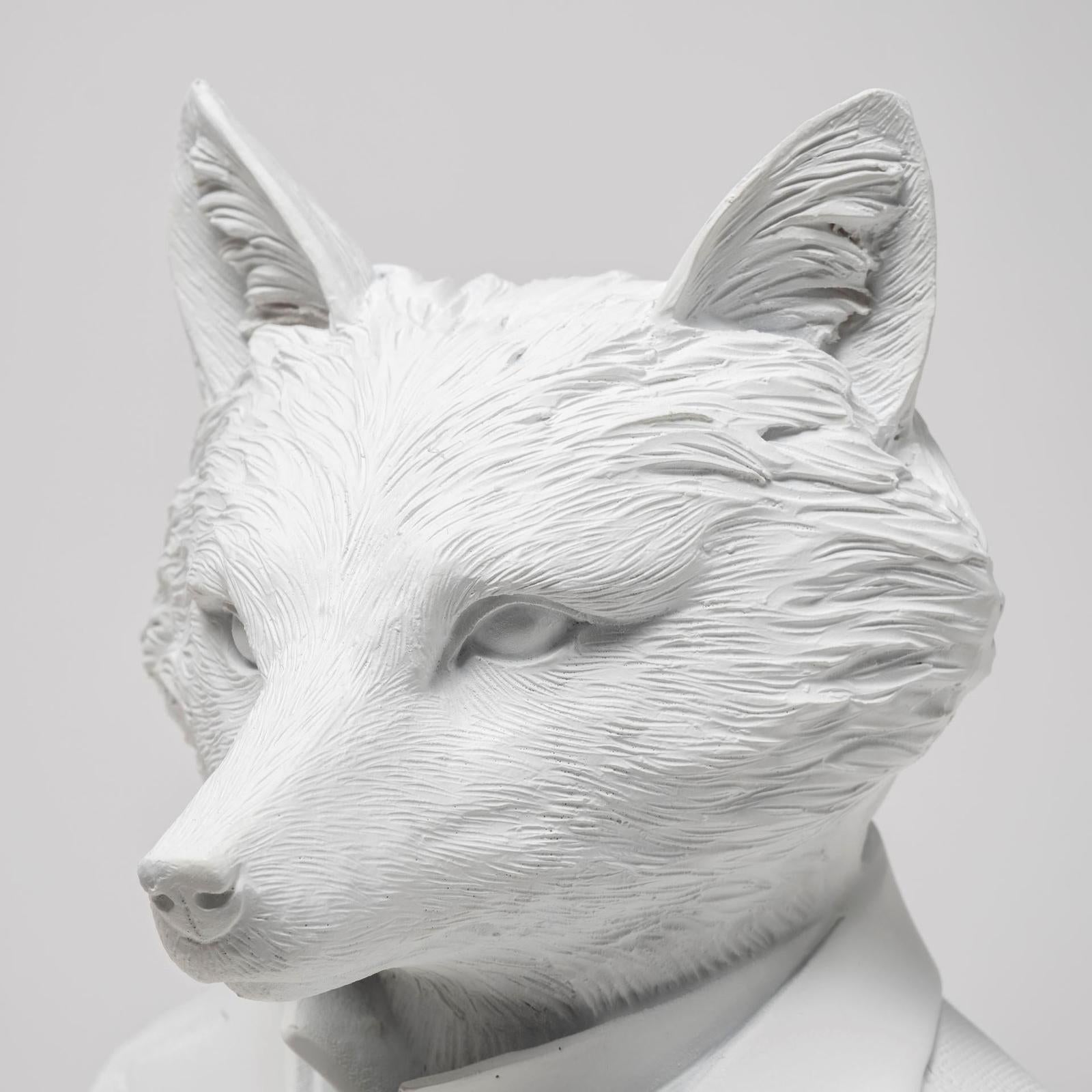Mercana Murray White Resin Business Fox