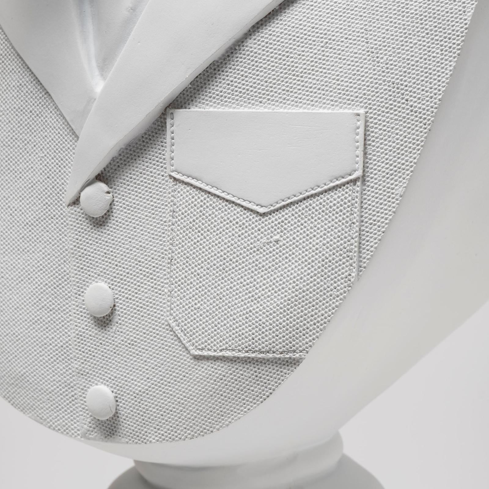 Mercana Mozart White Resin Deer In A Suit