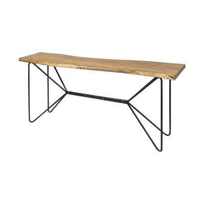 Mercana Papillion Wood and Iron Console Table Clearance