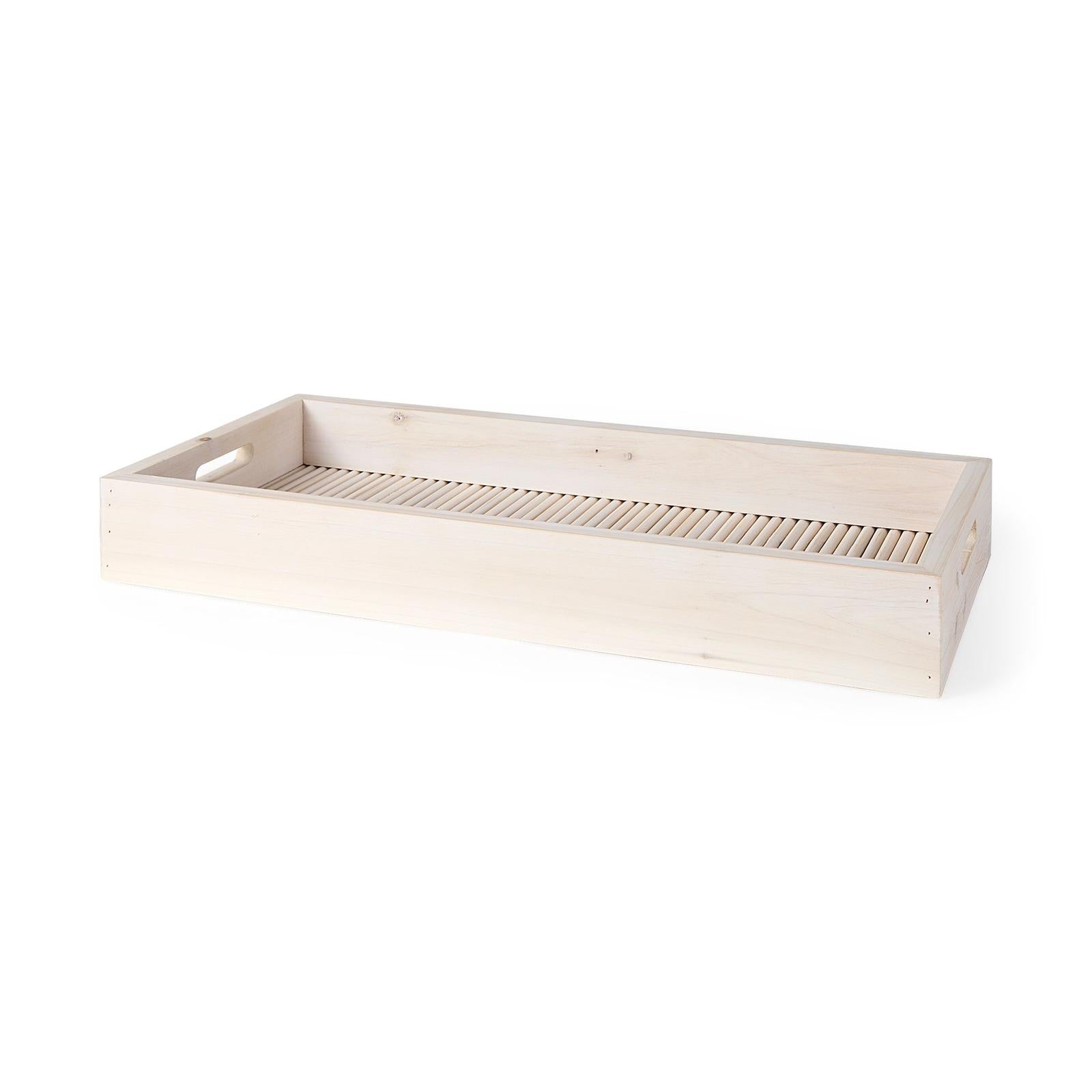 Mercana Horatio Natural Wood Rectangular Serving Tray
