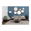 Mercana Colburne Wood and Iron Frame Accent Chair Clearance