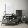 Mercana Brunel Black Drum-Shaped Ceramic Vase Clearance