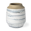 Mercana Sonnett White/Blue Ceramic Vase Clearance