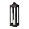 Mercana Ina Charcoal Metal Candle Holder Lantern