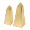 Mercana Giza Gold Elongated Pyramids- Set of 2 Clearance