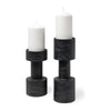Mercana Bolton Black Metal Table Candle Holders