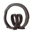 Mercana Stanislaw Black Metal Infinite Ribbon Sculpture