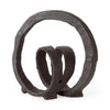 Mercana Stanislaw Black Metal Infinite Ribbon Sculpture
