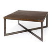 Mercana Faye Metal Base Square Coffee Table