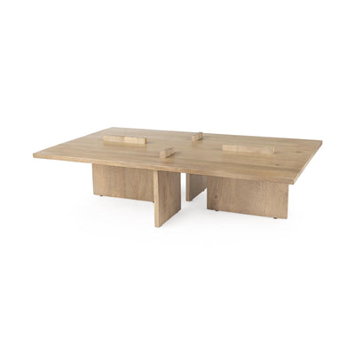Mercana Aida 56 x 34 Rectangular Wood Coffee Table