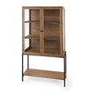 Mercana Arelius Wood Display Cabinet