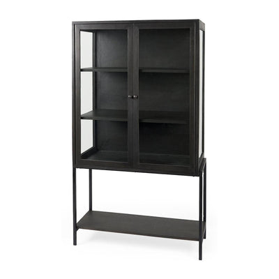 Mercana Arelius Wood Display Cabinet