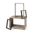 Mercana Simul Light Brown Wood Modular Shelving Unit- Set of 2 Clearance