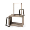 Mercana Simul Light Brown Wood Modular Shelving Unit- Set of 2 Clearance