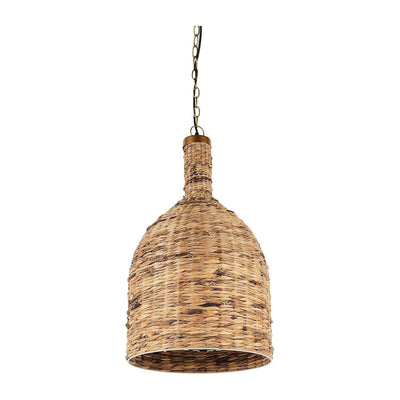 Mercana Campanile Brown Whicker Pendant Light Clearance