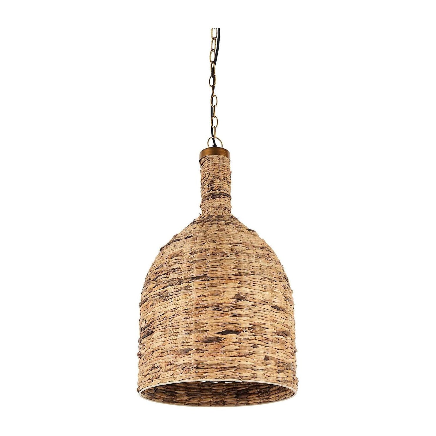 Mercana Campanile Brown Whicker Pendant Light Clearance