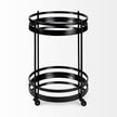 Mercana Ada Metal Frame Two-Tier w/Glass Shelf Bar Cart Clearance