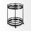 Mercana Ada Metal Frame Two-Tier w/Glass Shelf Bar Cart Clearance