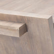 Mercana Elaine Brown Solid Wood Top & Base Coffee Table Clearance