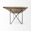 Mercana Papillion Rectangular Metal Base Dining Table Clearance