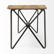 Mercana Papillion Wood And Iron Dining Bench Clearance