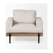 Mercana Colburne Wood and Iron Frame Accent Chair Clearance