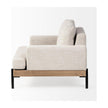 Mercana Colburne Wood and Iron Frame Accent Chair Clearance